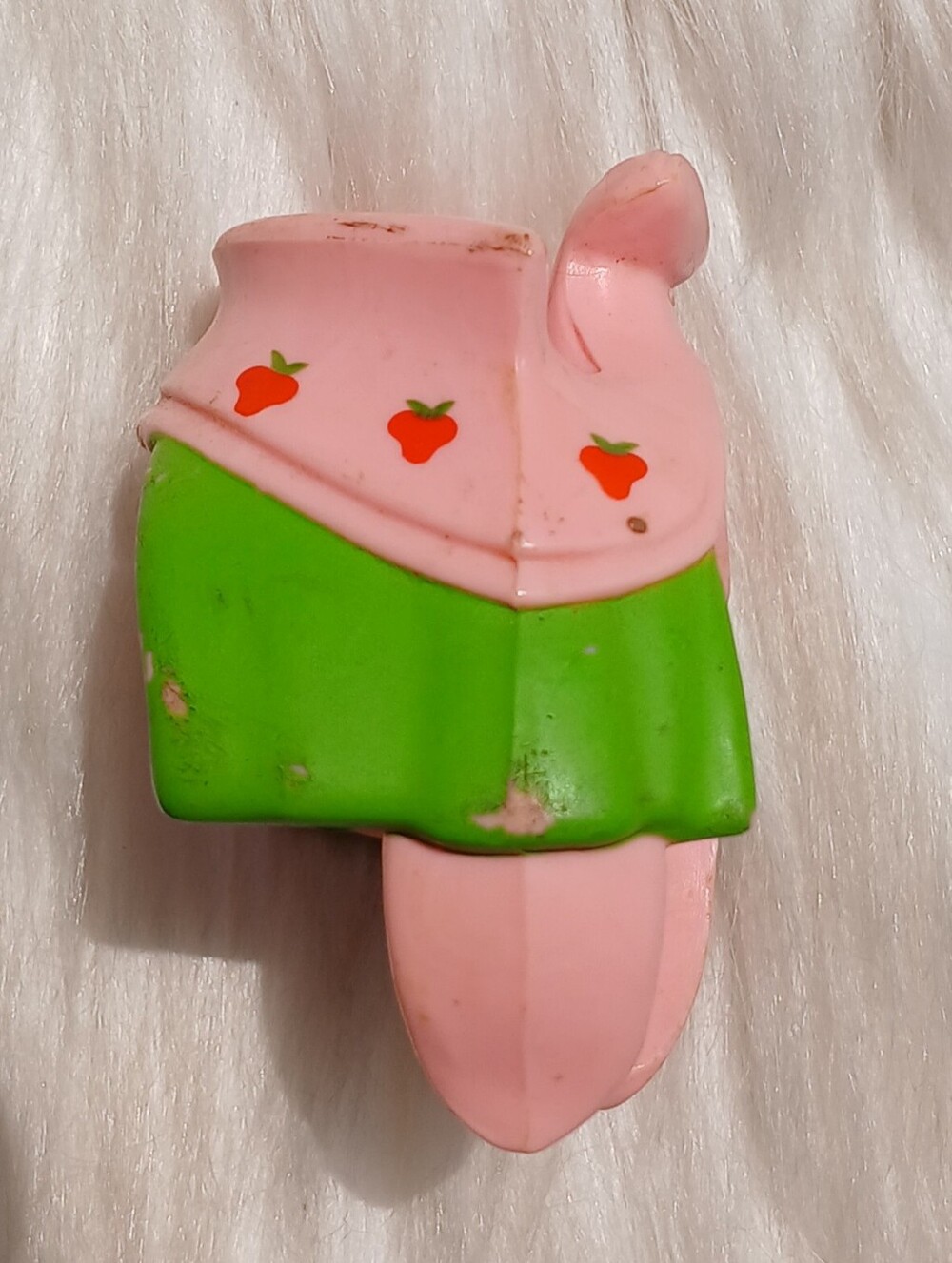 Vintage Strawberry Shortcake Saddle for Maple Stirrup Horse Pony 80s 1980s Toy